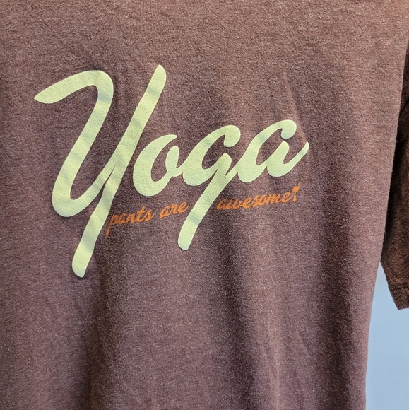 Chive Tee "Yoga Pants Are Awesome" size M - Picture 2 of 4